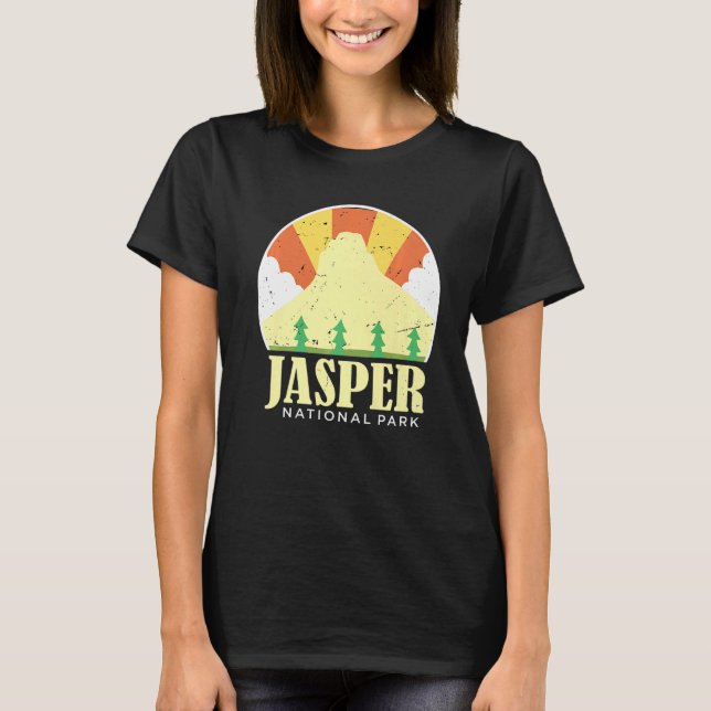 T-shirt Parc national du Canada Jasper Alberta Souvenir Ic (Devant)