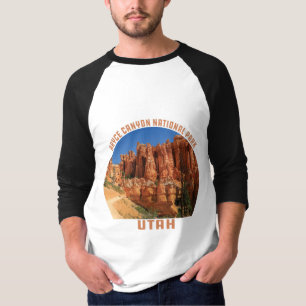 T-shirt Parc national du canyon de Bryce hoodoos utah vint