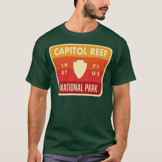 T-shirt Parc national du Capitol Reef Arrowhead rouge