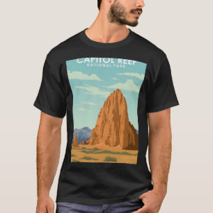 T-shirt Parc national du Capitol Reef Traversée Vintage et