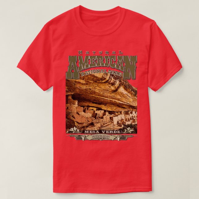 T-shirt Parc national du Colorado (Design devant)