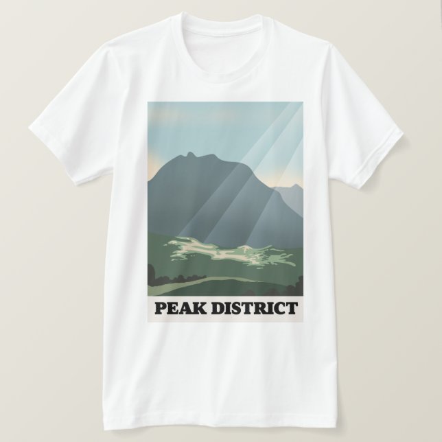 T-shirt Parc national du district de Peak (Design devant)