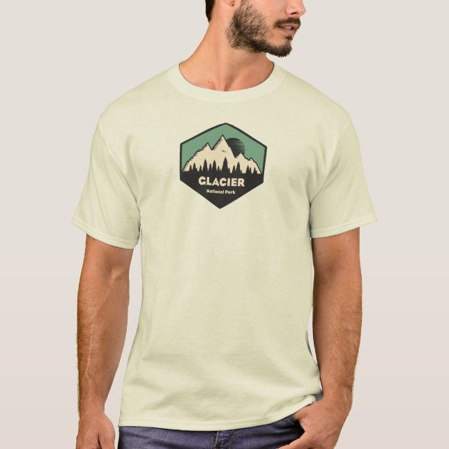 T-shirt Parc national du Glacier (Devant)