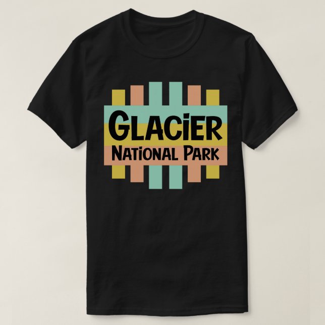 T-shirt Parc national du Glacier (Design devant)