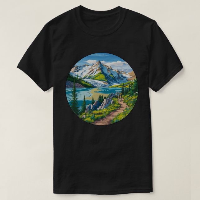 T-shirt Parc national du Glacier (Design devant)