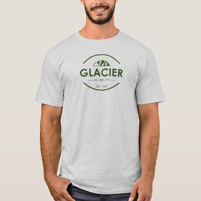 T-shirt Parc national du Glacier (Devant)