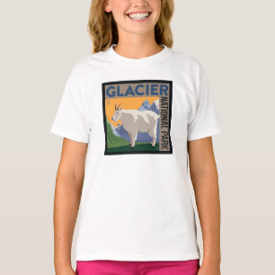 T-shirt Parc national du Glacier Chèvre