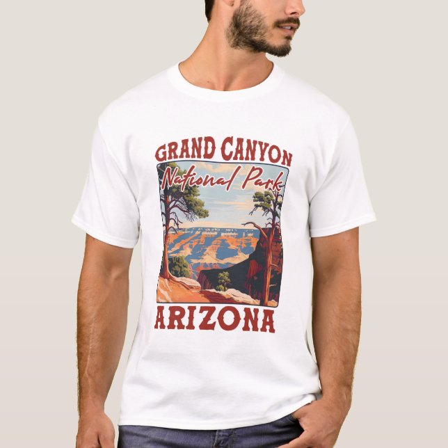 T-shirt Parc national du Grand Canyon Arizona (Devant)