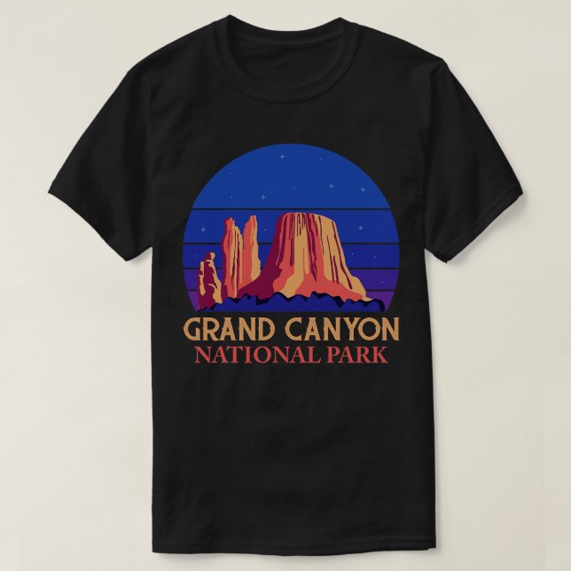 T-shirt Parc national du Grand Canyon Arizona (Design devant)