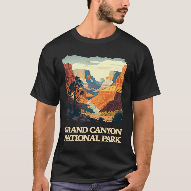 T-shirt Parc national du Grand Canyon Arizona 2 (Devant)