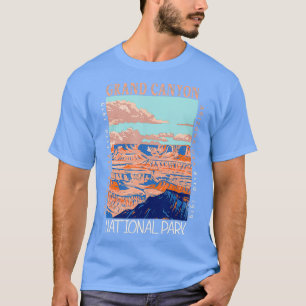 T-shirt Parc national du Grand Canyon Arizona Vint en détr
