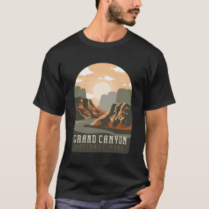 T-shirt Parc national du Grand Canyon Centennial Vintage S