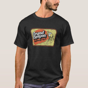 T-shirt Parc national du Grand Canyon de Mule vintage Donk