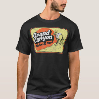 T-shirt Parc national du Grand Canyon de Mule vintage Donk