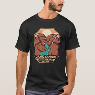 T-shirt Parc national du Grand Canyon Emblem rétro