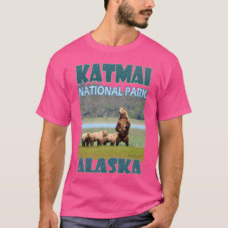 T-shirt Parc national du Katmai en Alaska