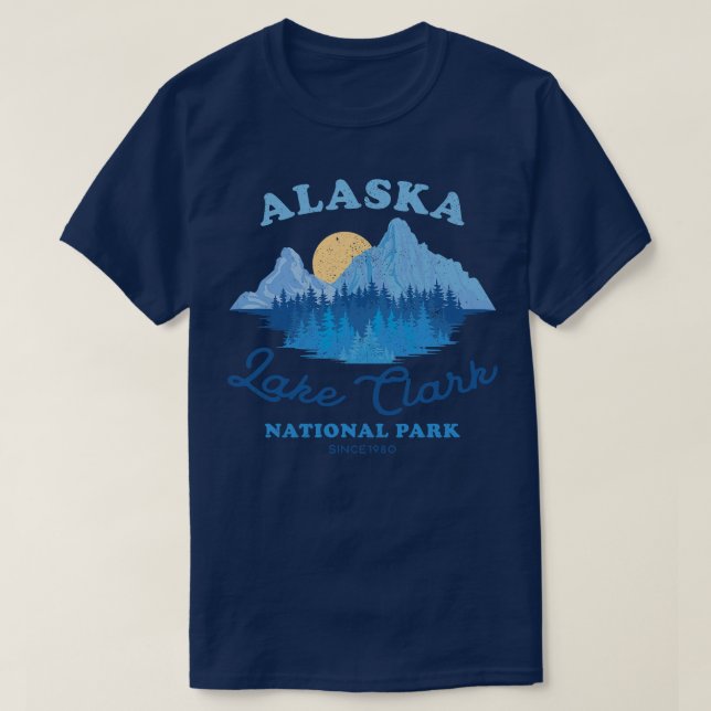 T-shirt Parc national du lac Alaska (Design devant)