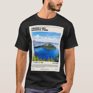 T-shirt Parc national du lac Crater 1