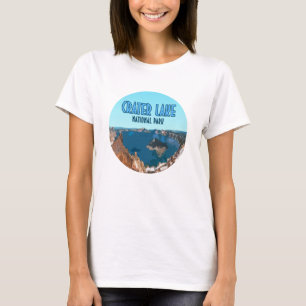 T-shirt Parc national du lac Crater Oregon Vintage