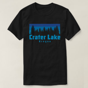 T-shirt Parc national du lac Crater vintage Randonnée Oreg