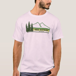 T-shirt Parc national du Lake District bandes vertes