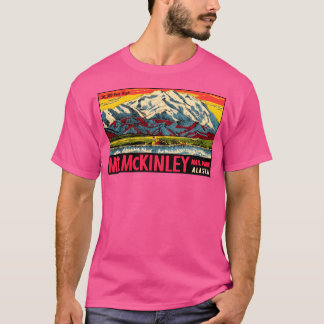 T-shirt Parc national du Mont Mckinley Denali Alaska Vinta