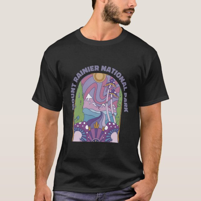 T-shirt Parc national du mont Rainier (Devant)