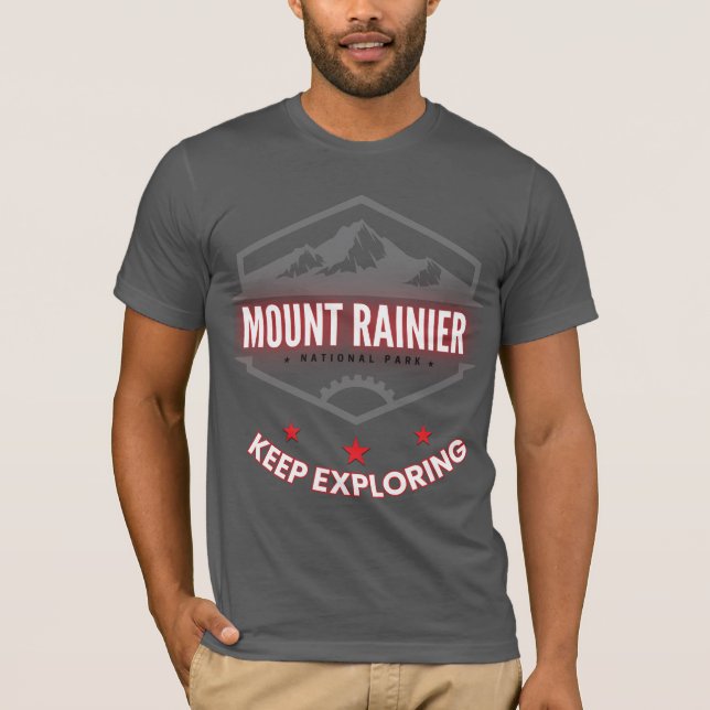 T-shirt Parc national du mont Rainier (Devant)