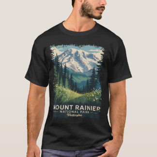 T-shirt Parc national du mont Rainier