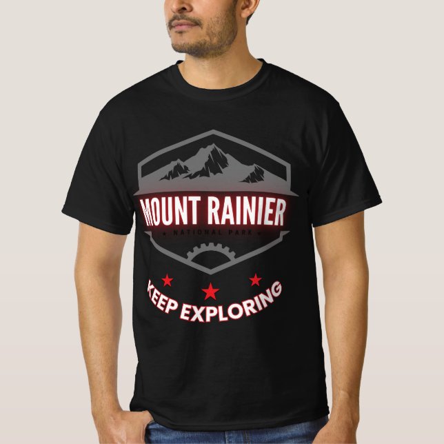 T-shirt Parc national du mont Rainier (Devant)