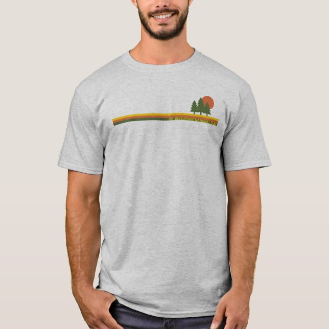 T-shirt Parc national du Mont-Revelstoke Pine Trees Soleil (Devant)