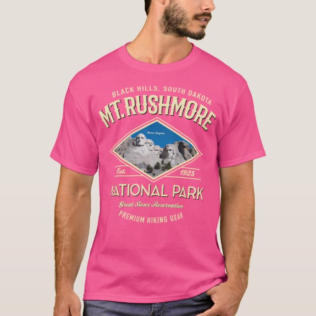 T-shirt Parc national du Mont Rushmore 2 (Devant)