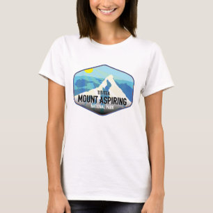T-shirt Parc national du mont Tititea Aspiring