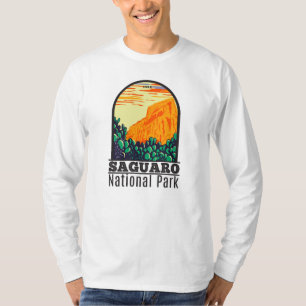 T-shirt Parc national du Saguaro Arizona Prickly Pear Cact