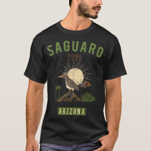 T-shirt Parc national du Saguaro Arizona Roadrunner