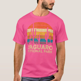 T-shirt Parc national du Saguaro Cactus Vintage Randonnée