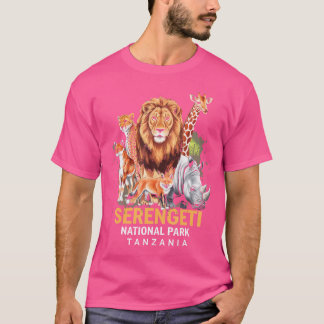 T-shirt Parc national du Serengeti Tanzanie Souvenir Rando