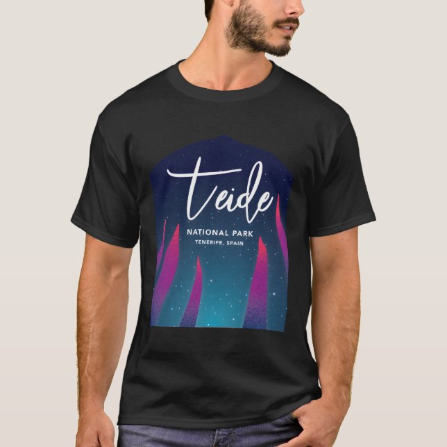 T-shirt Parc national du Teide - Tenerife, Espagne (Devant)