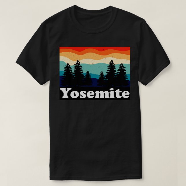 T-shirt Parc national du Yosemite Californie (Design devant)