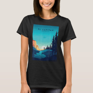 T-shirt Parc national El Capitan Yosemite Camping Adventur