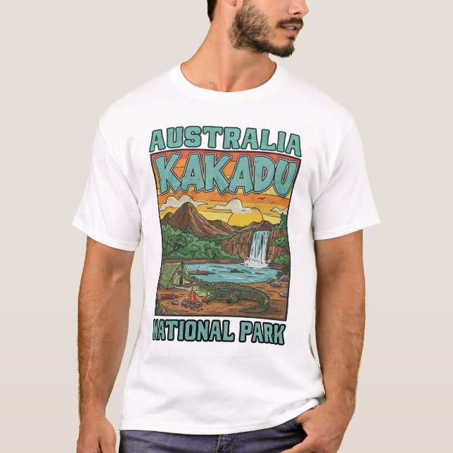 T-shirt Parc national en Australie (Devant)