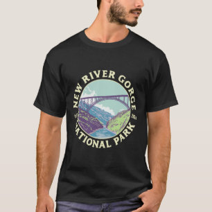 T-shirt Parc national et réserve de New River Gorge WV Vir