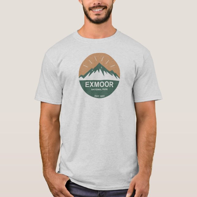 T-shirt Parc national Exmoor (Devant)