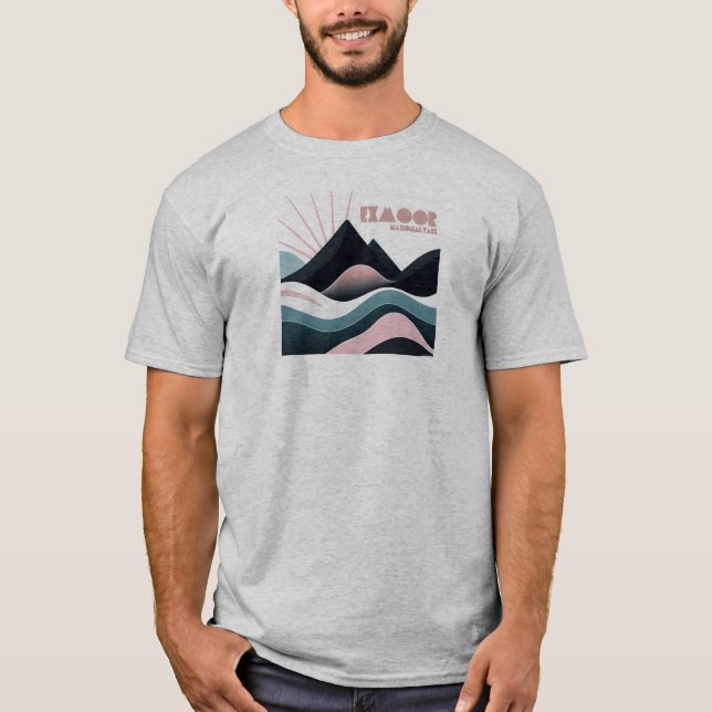 T-shirt Parc national Exmoor Colour Hills (Devant)