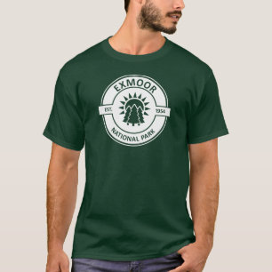 T-shirt Parc national Exmoor Sun Trees