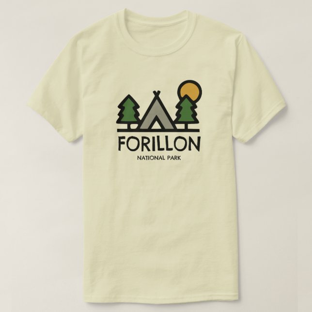 T-shirt Parc national Forillon (Design devant)