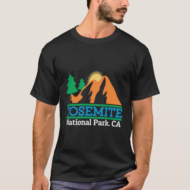 T-shirt Parc national Graphic Yosemite Design (Devant)