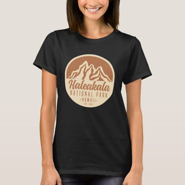 T-shirt Parc national Haleakala Hawaii (Devant)