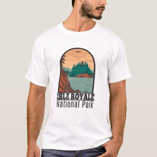 T-shirt Parc national Isle Royale Michigan Vintage