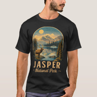 T-shirt Parc national Jasper Canada Voyager Nature